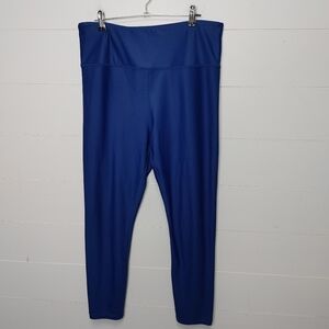 Zyia blue ankle length leggings size 14/16